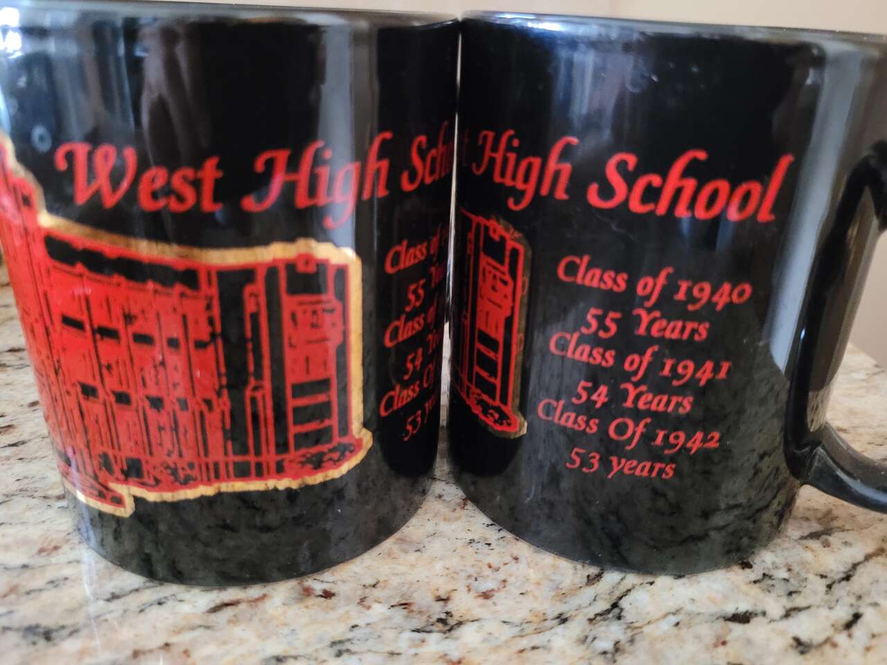 WEST HIGH CLASS OF 1940-42 MUGS