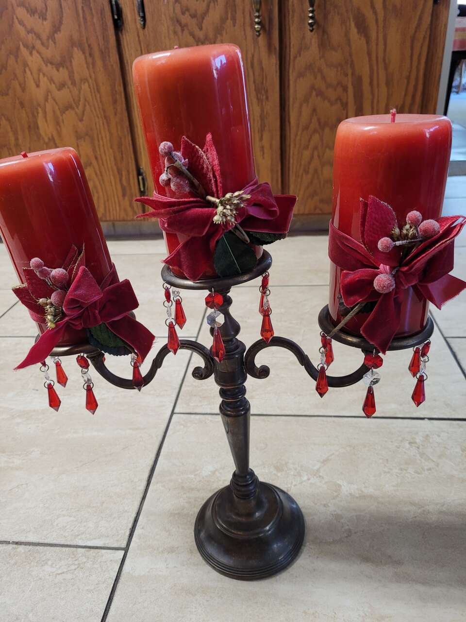 3 CANDLE CANDELABRA