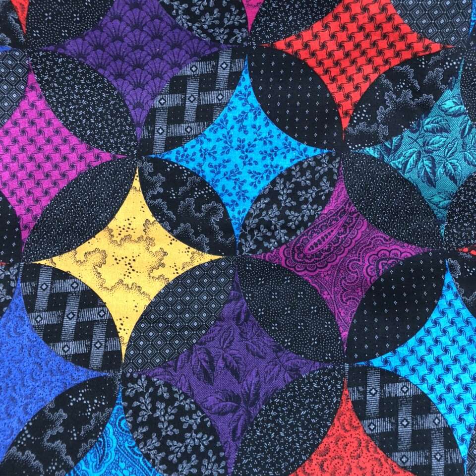 6+ Yards Cotton Cheater Fabric PrePrinted pattern