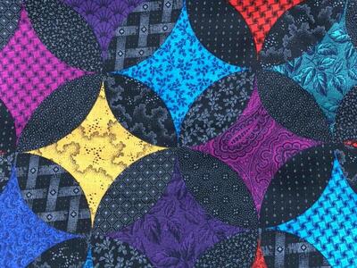 6+ Yards Cotton Cheater Fabric PrePrinted pattern