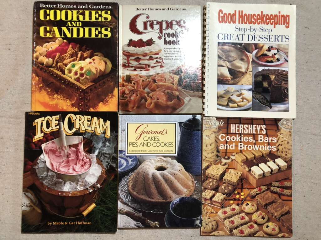 6 Cookies Ice-Cream Desserts & Baking Cook Books