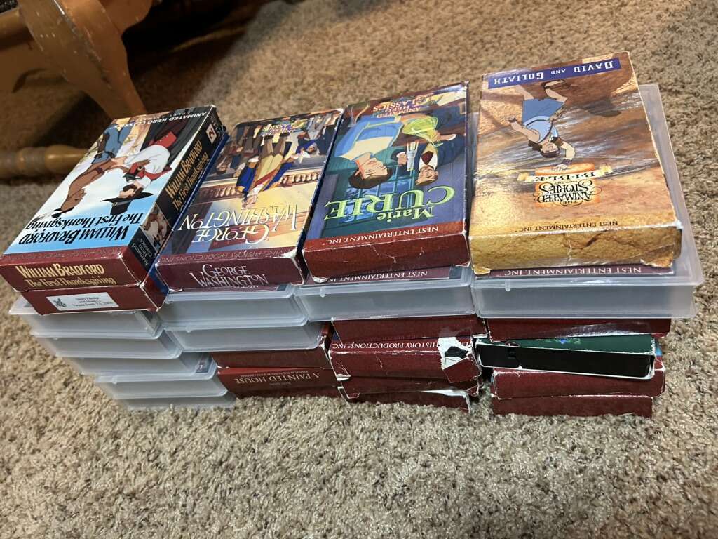 24 VHS Tapes Animated Hero Series