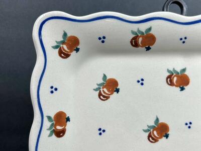 Hand-painted Polish Boleslawiec Ceramic Plate