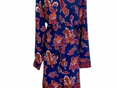 Liz Claiborne Button Down Dress XL Eastern Floral