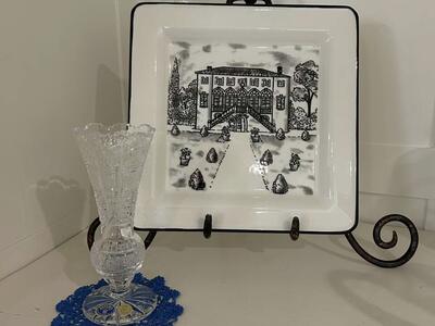 Brunelli Plate Italian /French Chateaux Estate