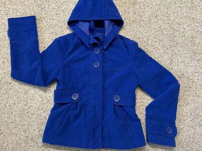 Jack BB Dakota Cobalt Blue Lined JACKET Hoodie Med