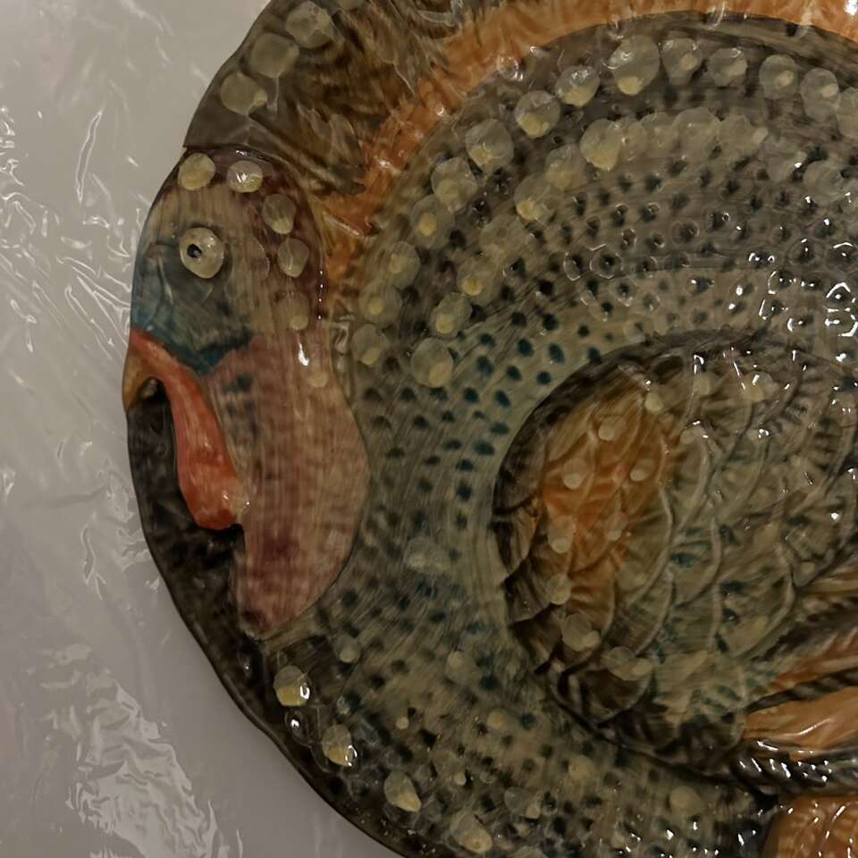 Italica Hand-painted Italian Holiday Turkey Dish