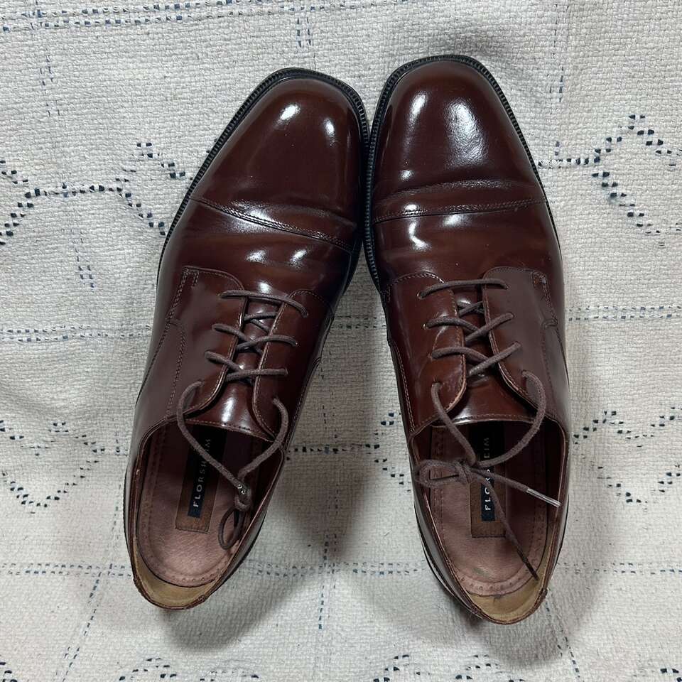 Mens 12-D Leather SHOES Florsheim Dress Missionary