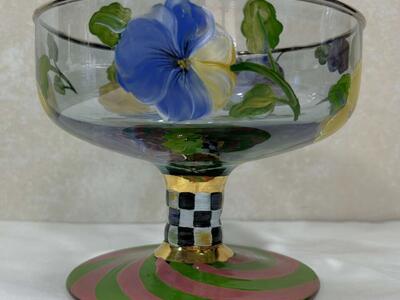RareVictoria & Richard Glass Candy/ Compote Dish