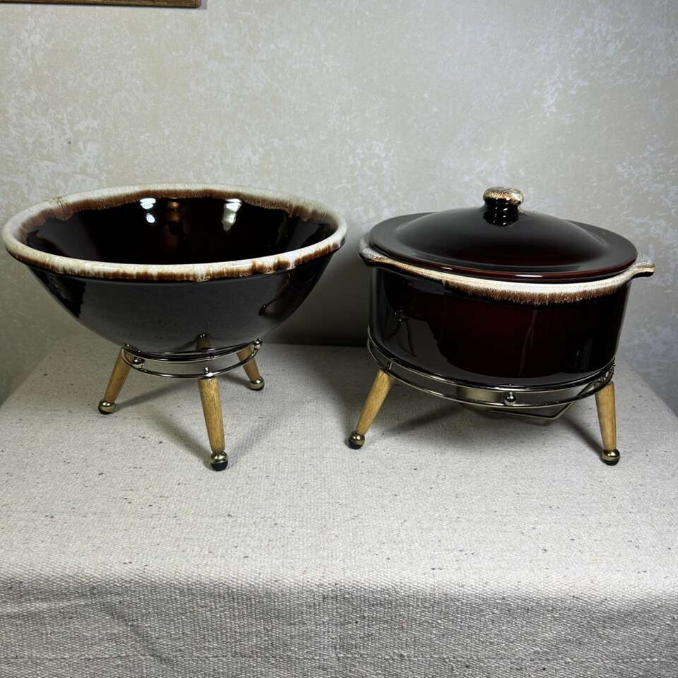 NEW Vintage Pfalsegraff Matching Casserole & Bowl