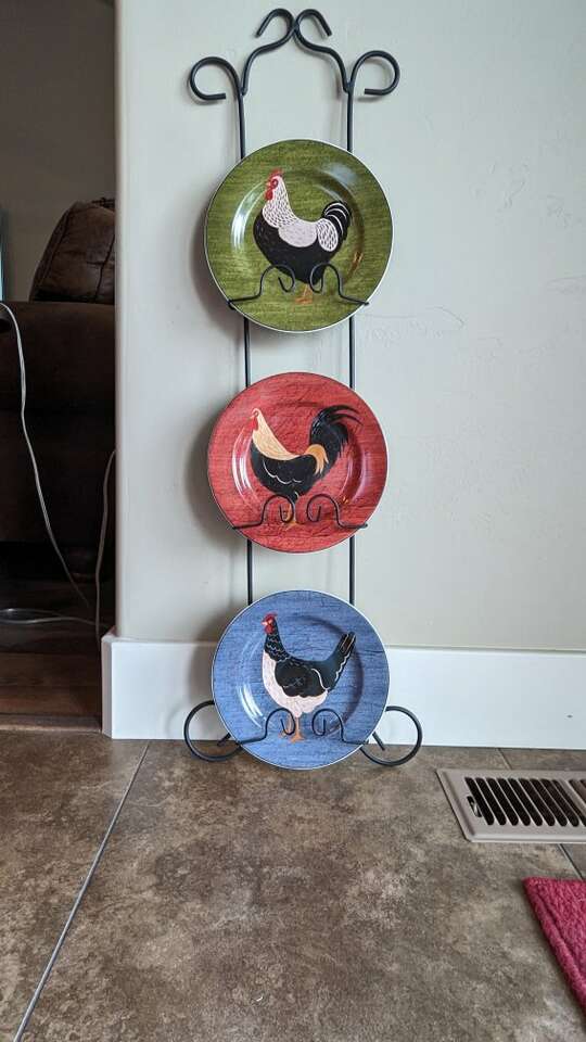 Warren Kimball/Country Quartet plates w/hanger