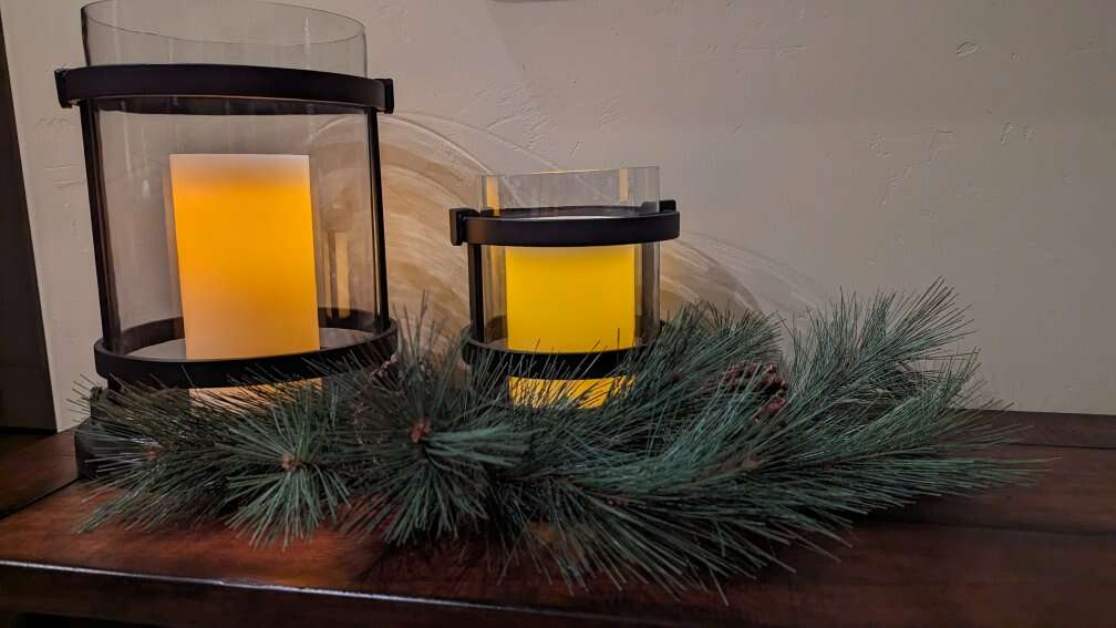 Pottery Barn candle holders