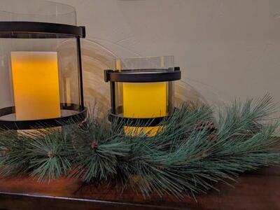 Pottery Barn candle holders
