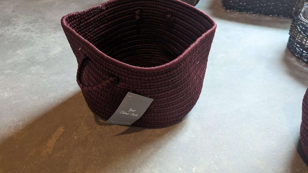 Colonial Mills 14x14x10 braided baskets.