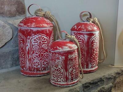 Large Metal Christmas bells