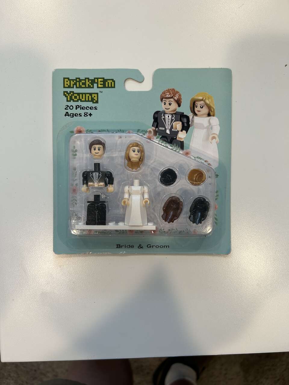 Brick 'Em Young Bride & Groom Set (Lego compatible)