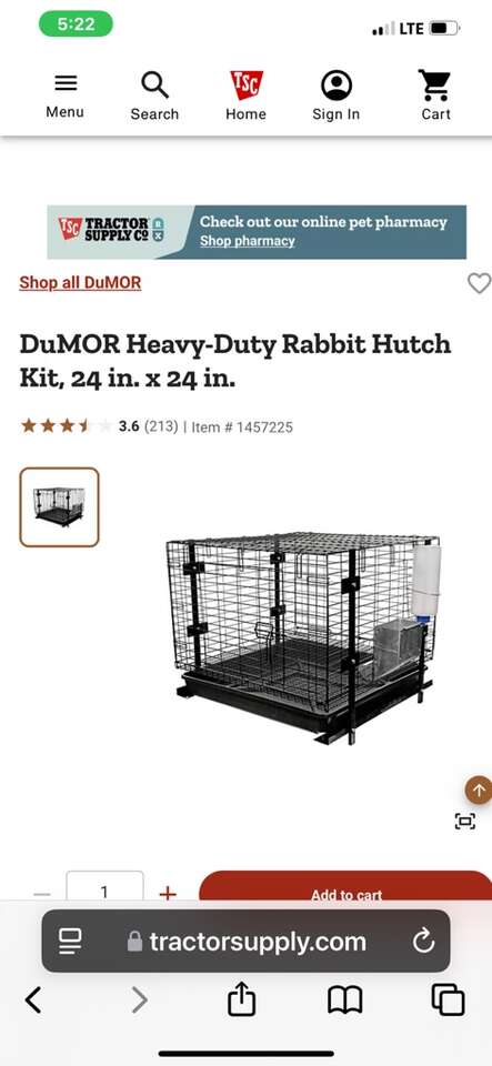 Rabbit Hutch Kit