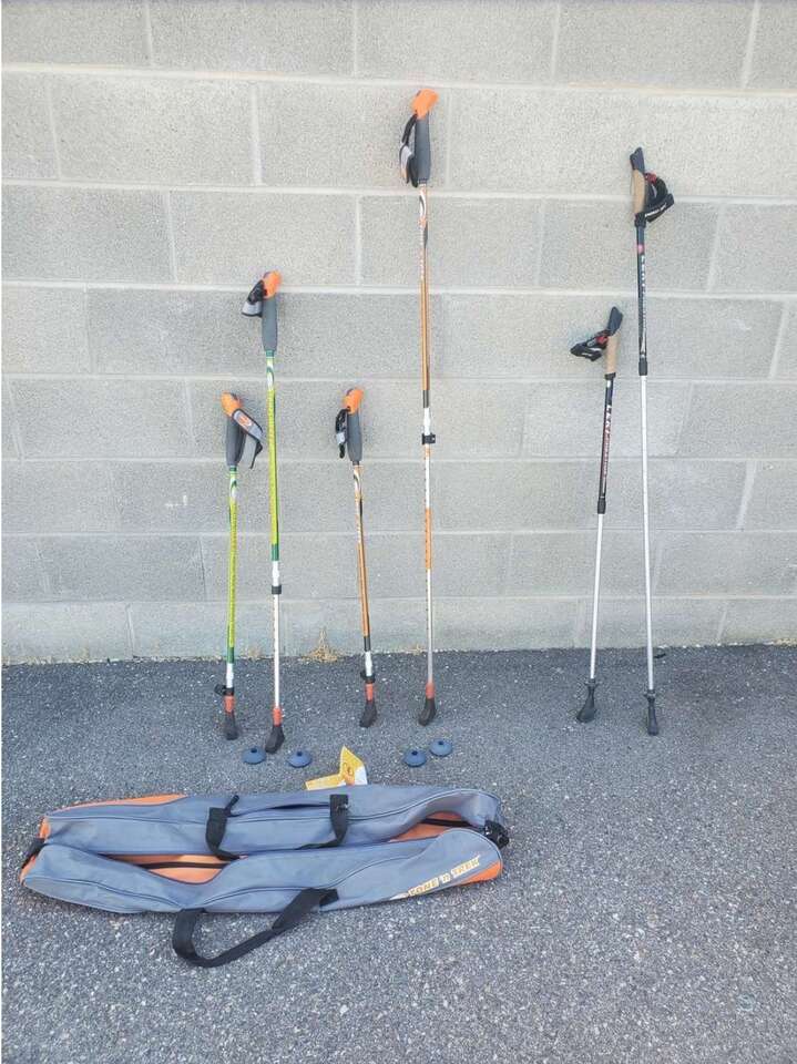 Snow shoe poles can. Change to hiking