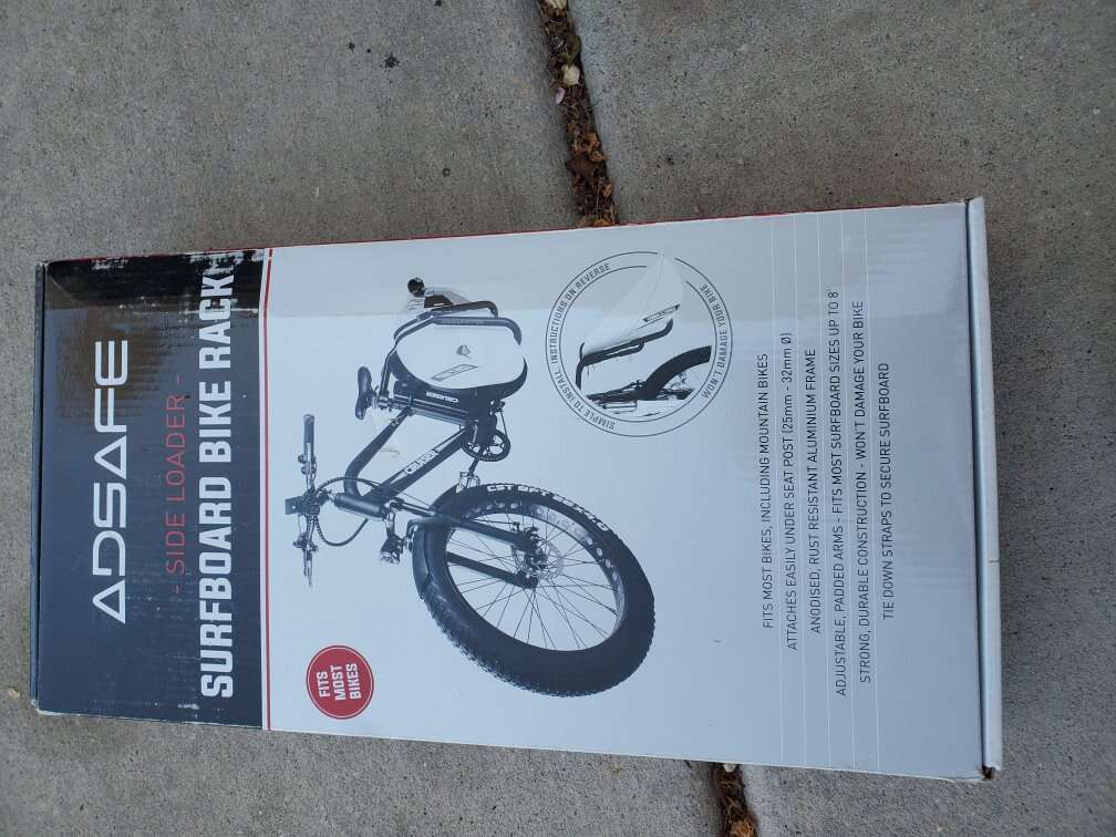 NEW surfboard paddle board bike rack