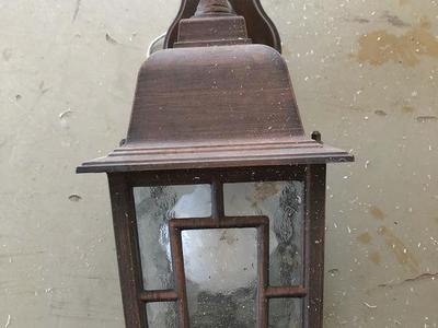 Outdoor light oil rubbed bronze