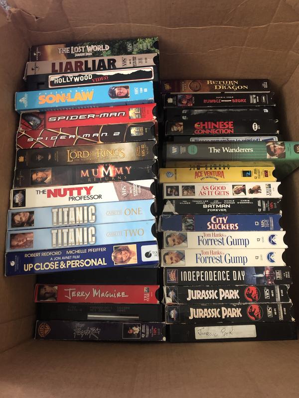 MISCELLANEOUS PG-13 VHS VIDEO CASSETTES