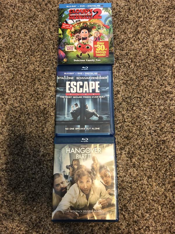Miscellaneous Blu-ray Disc movies $5.00 each