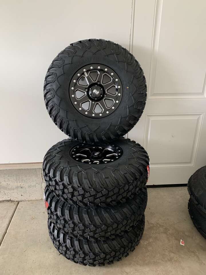 Brand New Tusk Terrabite Tires, Wheels, or both