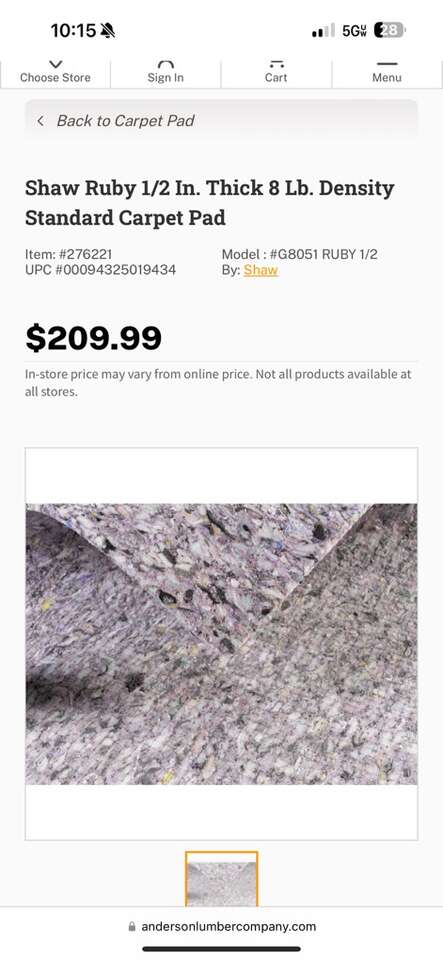 Best Brand New Carpet Flooring Padding