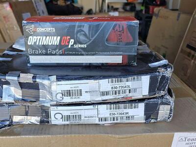 Dynamic Friction Brake Rotors and R1 Concepts brake pads