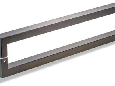 71 Inch Long Modern Stainless Steel Matte Black Door Handle