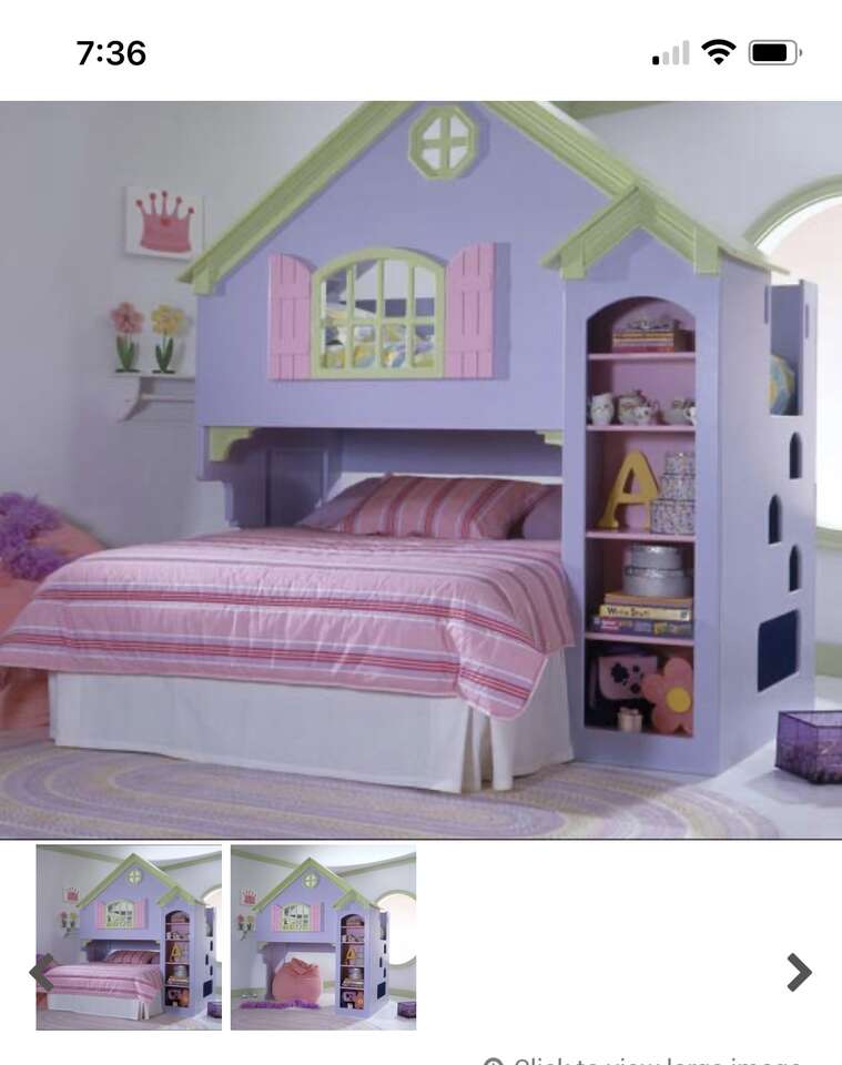 Cottage loft bed