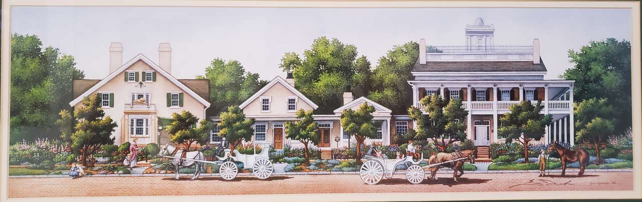 Eric Dowdle “Brigham Street” Deluxe Framed Print w/ Signature – 32x15 – NEW