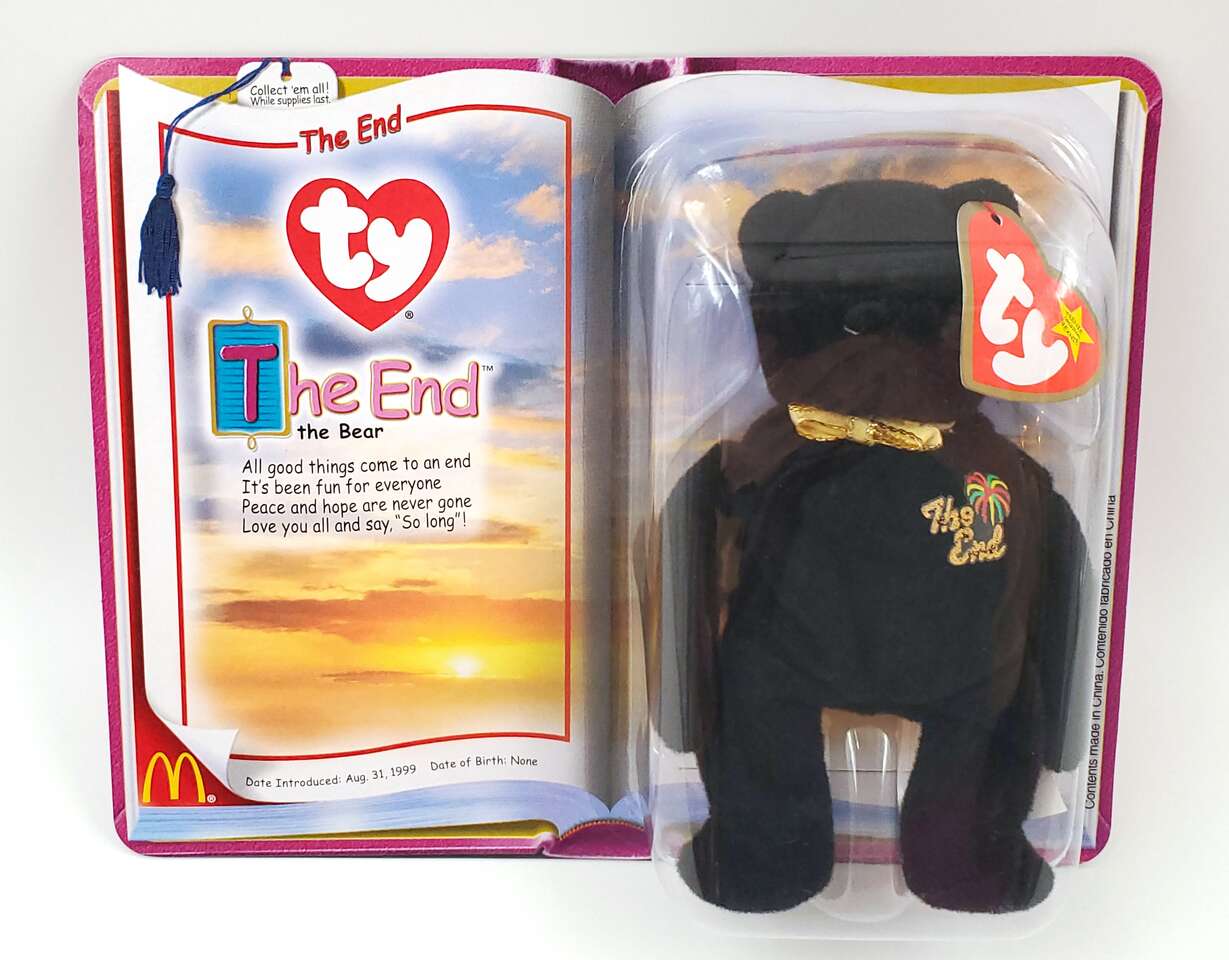 Ty Teenie Beanie Babies - The End the Bear - McDonalds Collectible - NEW