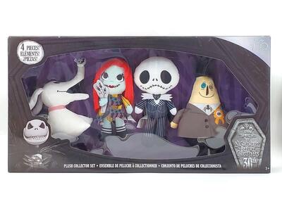 Disney’s “The Nightmare Before Christmas” 30th Anniversary Plush Collector Set – NEW