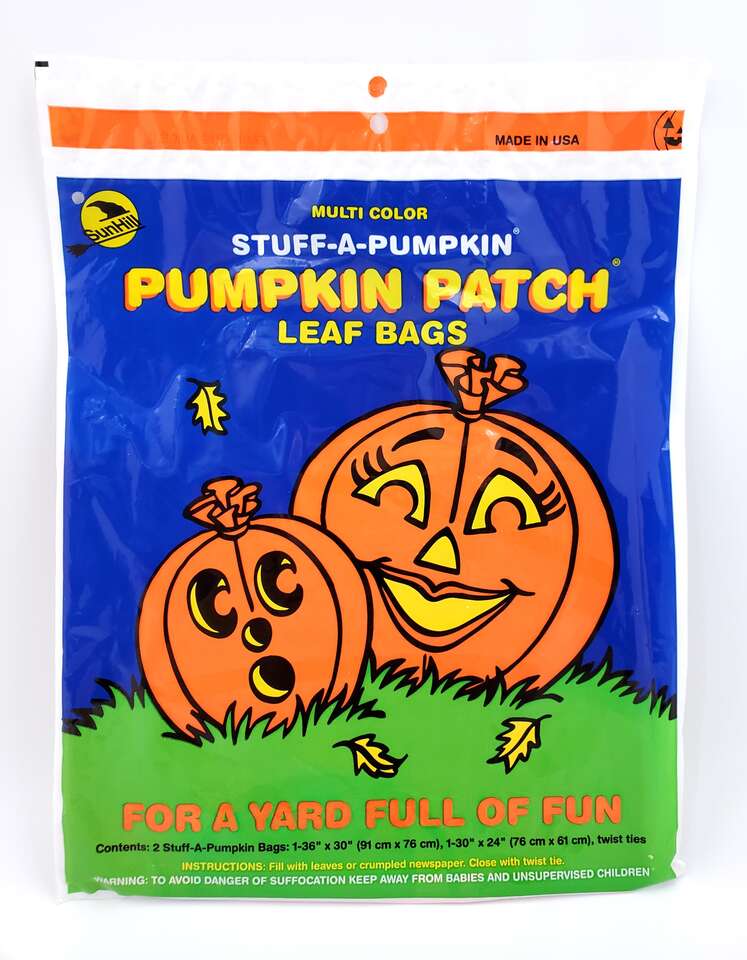 Vintage “Stuff-A-Pumpkin” Lawn & Leaf Bags – Set of 2 – NEW