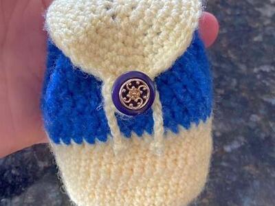Crochet Mini Backpack/ipod Case/keychain