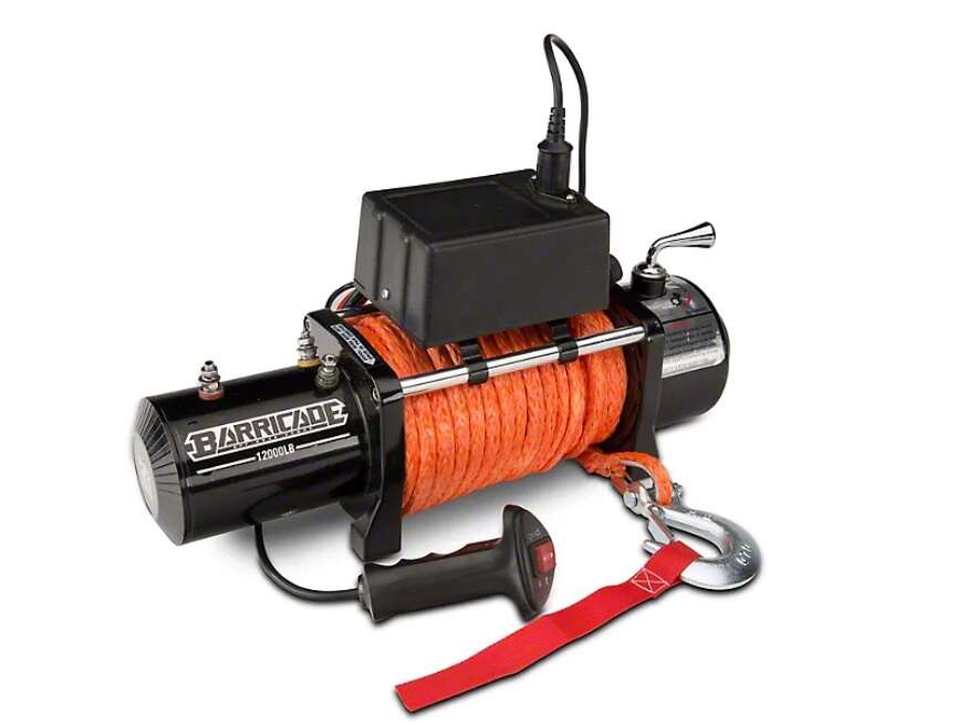 Barricade 9500 lbs winch w/ Synthetic rope