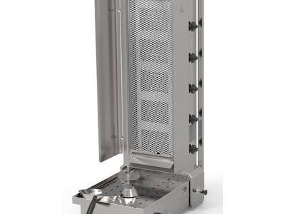 Inoksan 5 burner Gyro meat vertical broiler NG & LPG Restaurant Food Truck