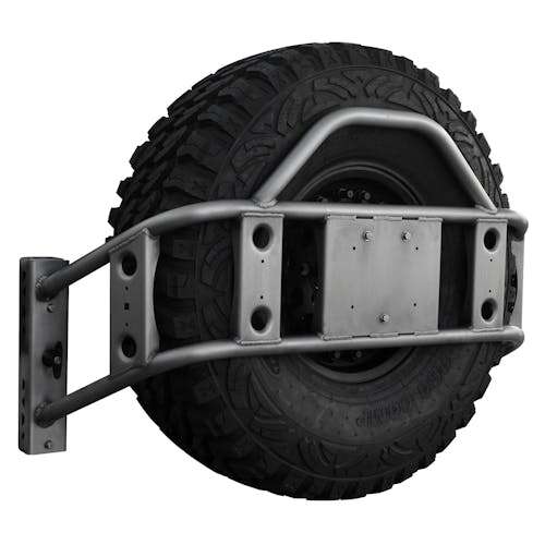 Poison Spyder body mounted tire carrier Wrangler JK