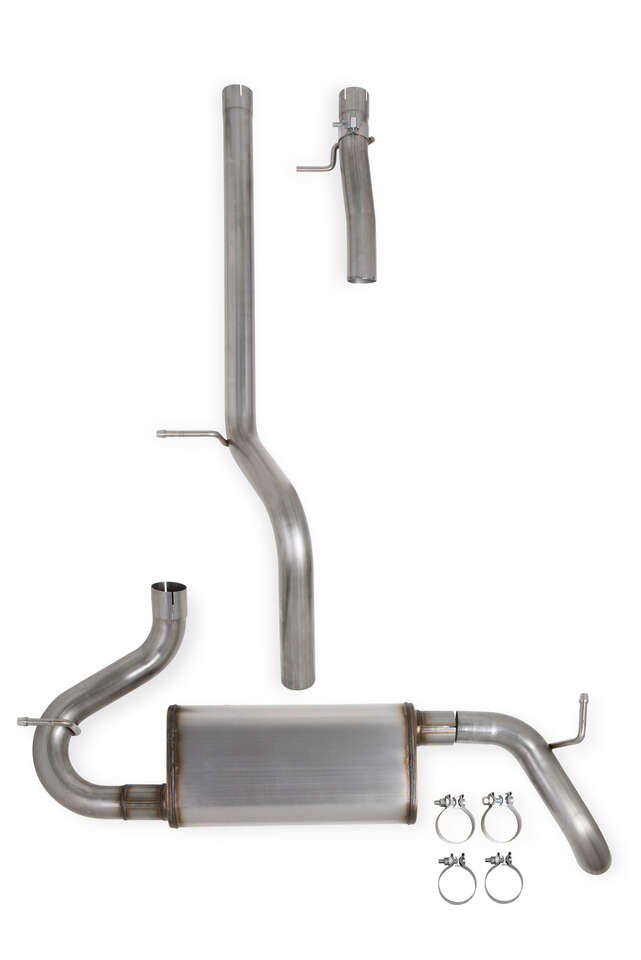 Hooker Blackheart cat back exhaust Jeep Wrangler JK 2 dr