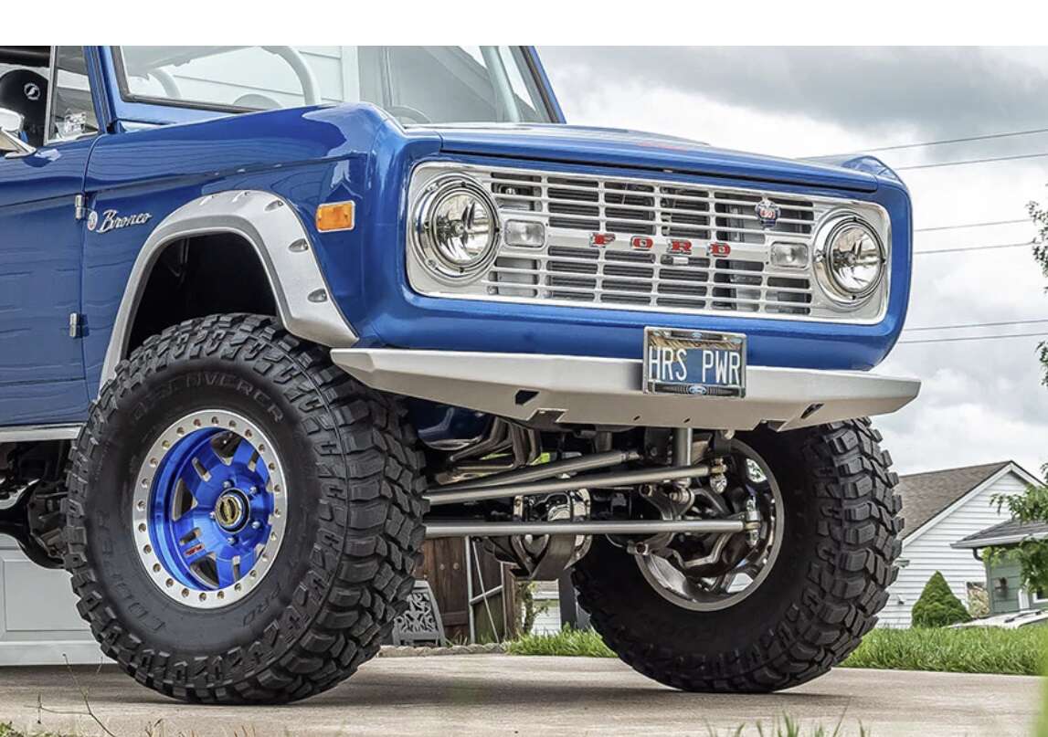 Toms steel front bumper 66-77 Early Bronco
