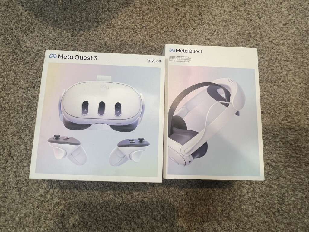 Meta Quest 3 512 GB + Elite Strap with Battery New