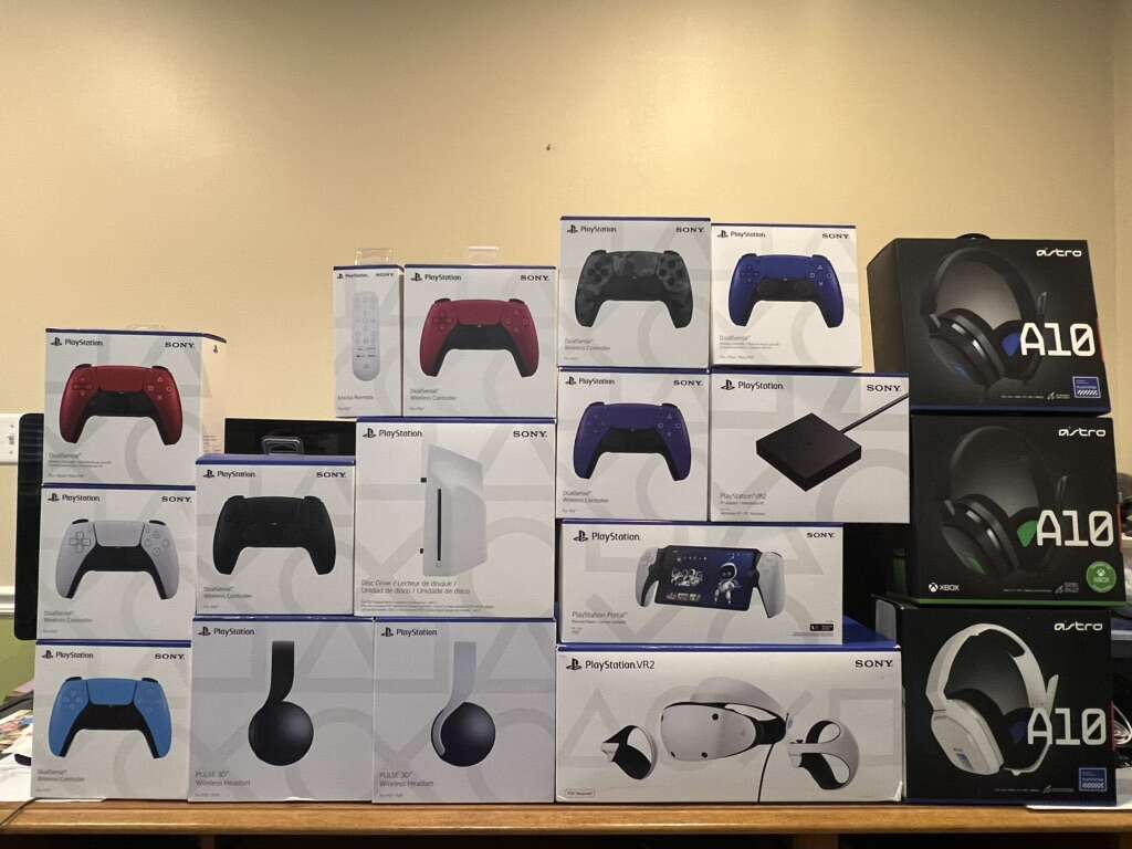 PS5 Disc Drive + Hardware + Games Custom Bundle