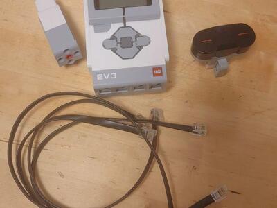 Lego Mindstorms EV3 with 4 Cables and 2 other item