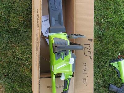 Greenworks 40v brushless chainsaw