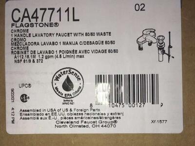 Flagstone Chrome Faucet