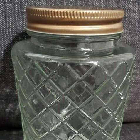 Glass jar with lid