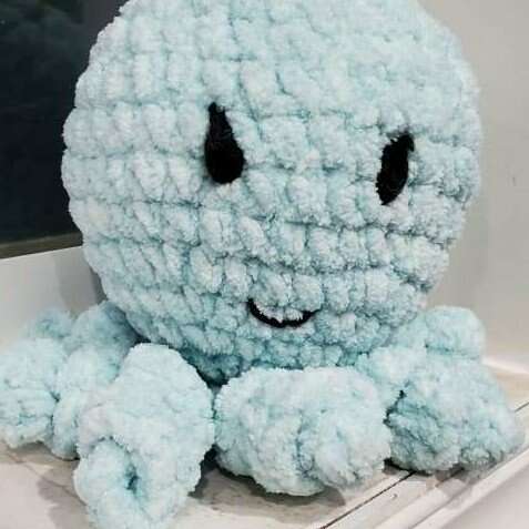 Brand New Homemade Crochet Octopus