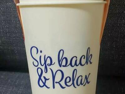 TWO Reusable Drink Cups