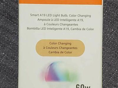 Color-changing LED lightbulb